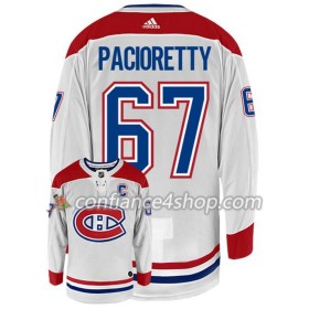 Adidas Maillot de Hockey Montreal Canadiens MAX PACIORETTY 67 Blanc Authentic - Homme